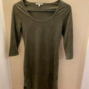 Green bodycon dress